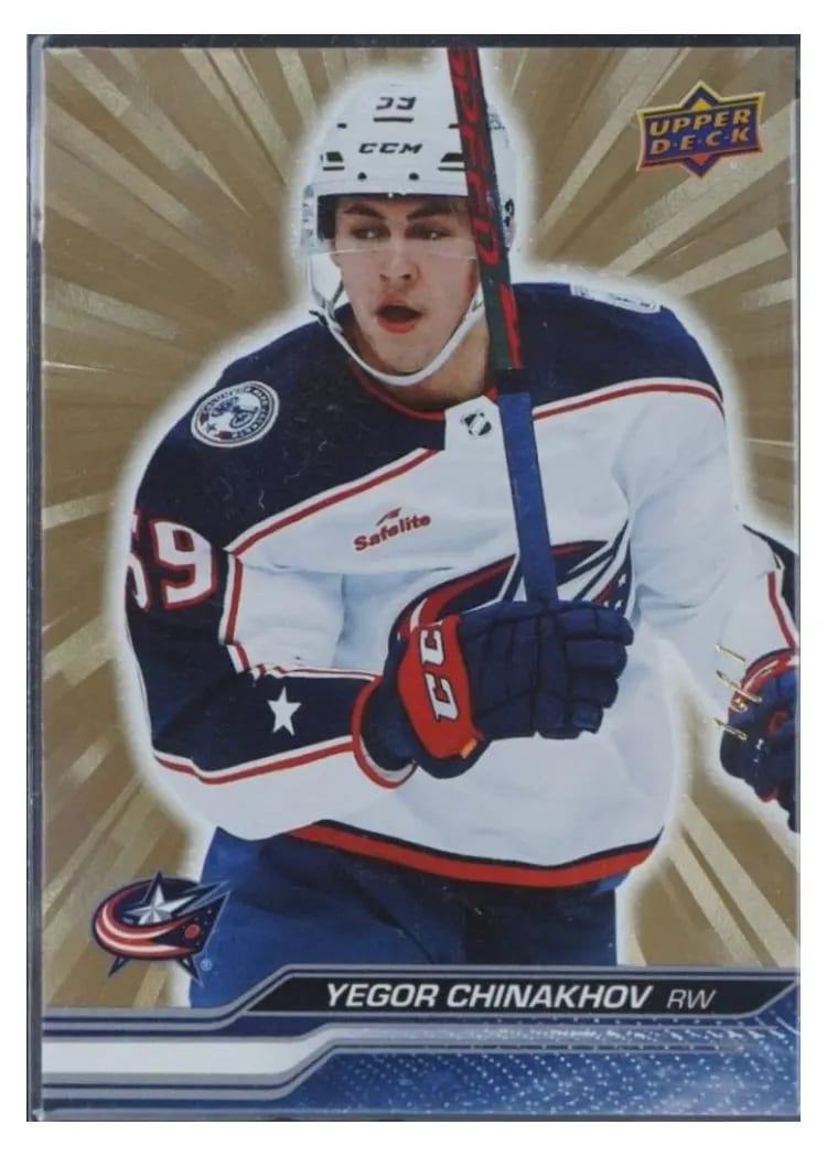 2023 Upper Deck Yegor Chinakhov #54 card