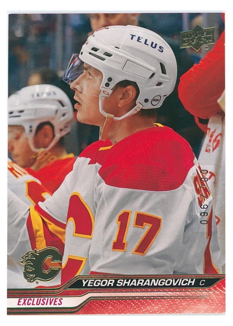 2023-24 Upper Deck Base Set Yegor Sharangovich #520 card