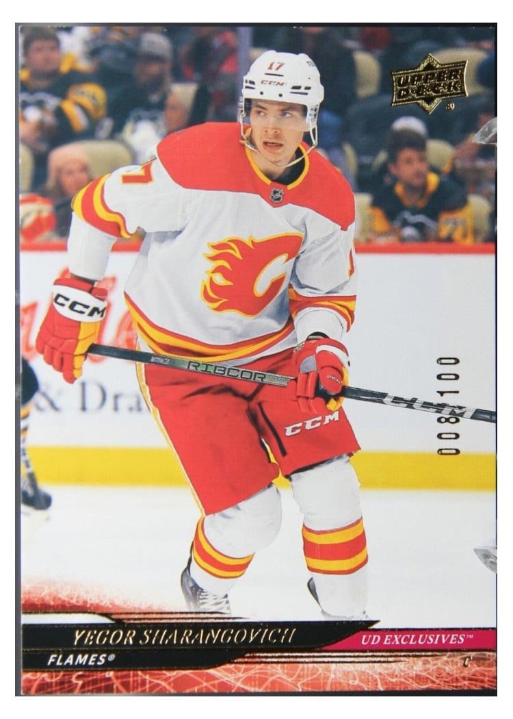 2024-25 Upper Deck Base Set Yegor Sharangovich #33 card