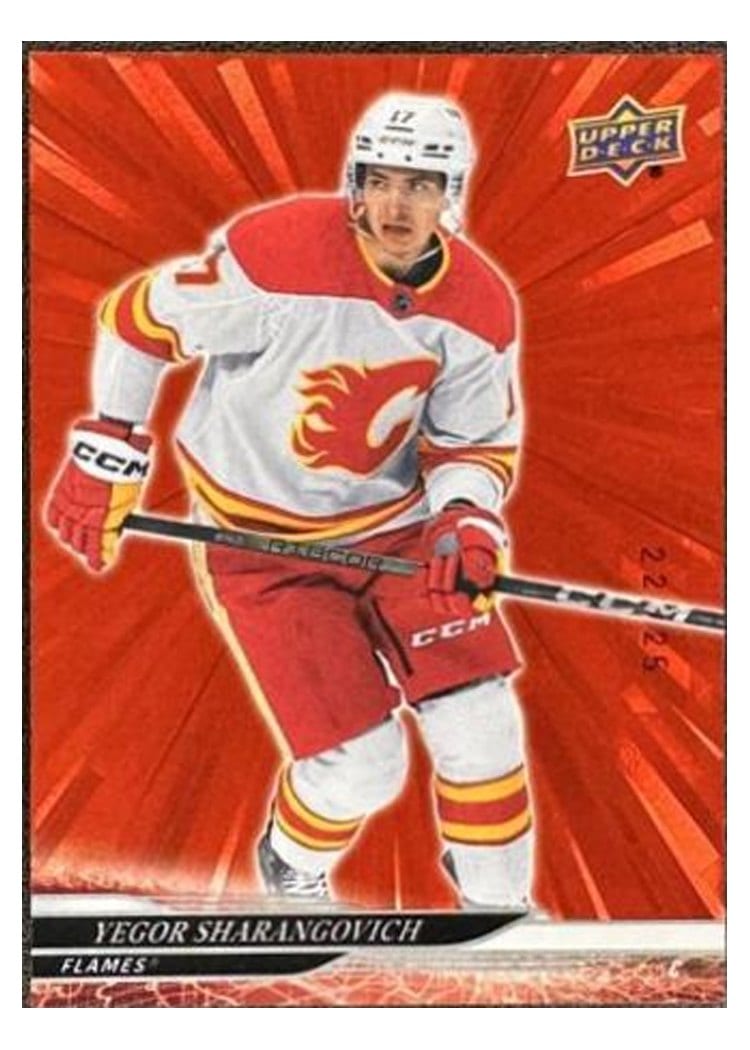 2024-25 Upper Deck Base Set Yegor Sharangovich #33 card