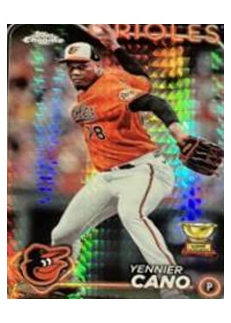 2024 Topps Chrome Base Set Yennier Cano #130 card