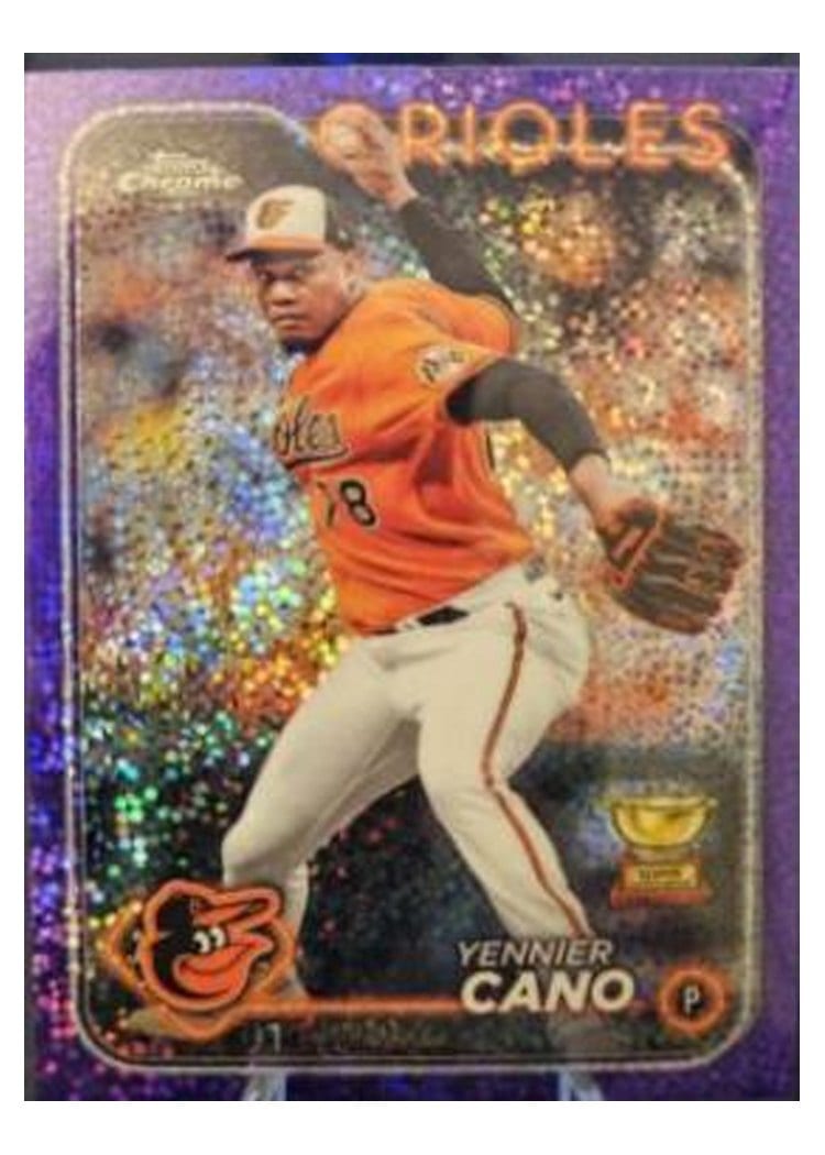 2024 Topps Chrome Base Set Yennier Cano #130 card