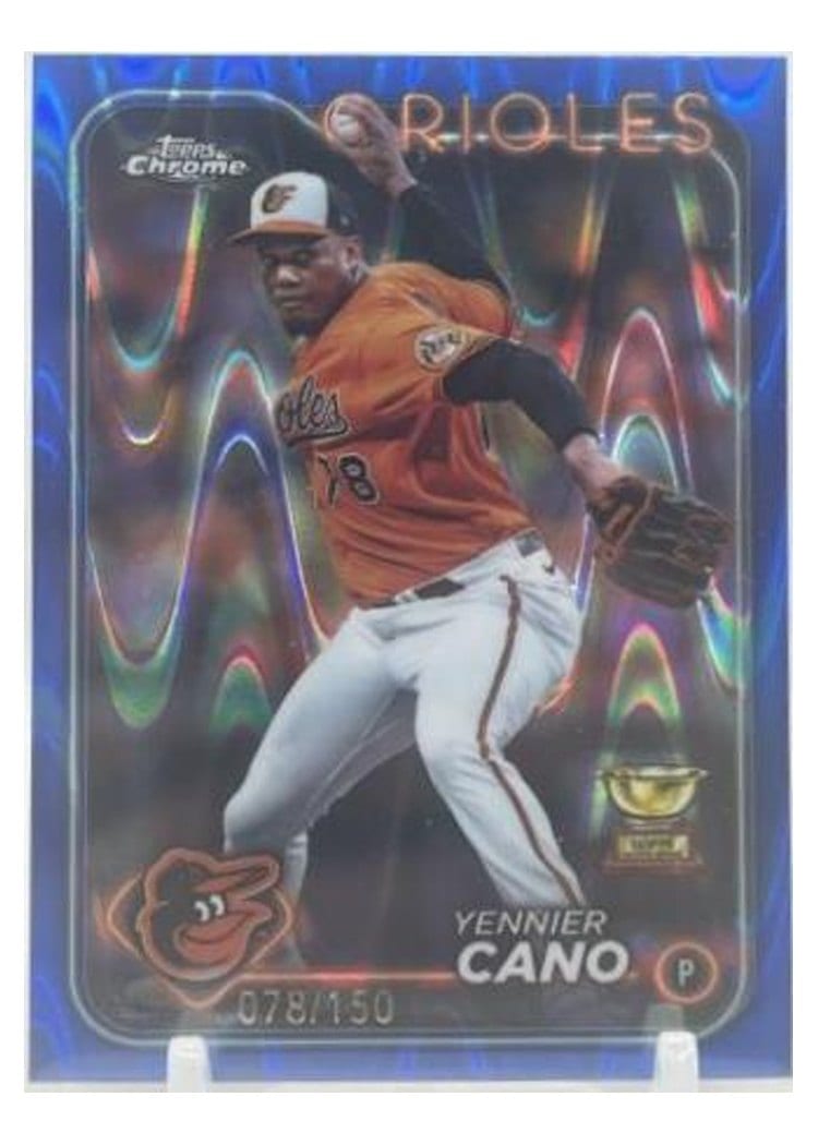 2024 Topps Chrome Base Set Yennier Cano #130 card
