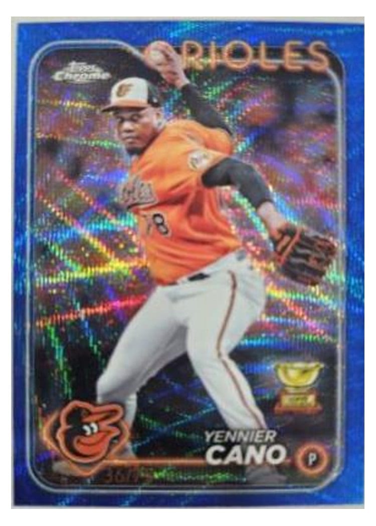 2024 Topps Chrome Base Set Yennier Cano #130 card