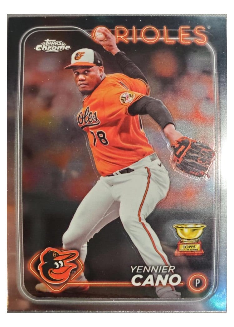 2024 Topps Chrome Base Set Yennier Cano #130 card