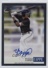 2021 Bowman Heritage Chrome Prospect Autographs Yiddi Cappe #93PA-YCA card