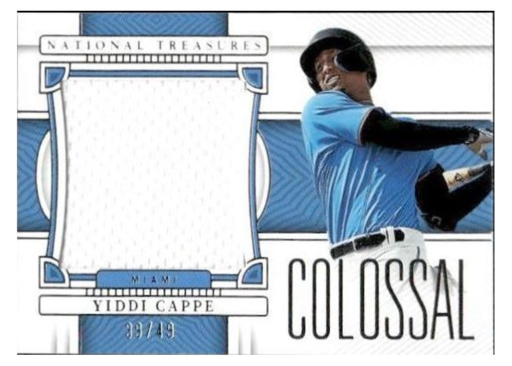 2023 Panini National Treasures Colossal Materials Yiddi Cappe #23 card