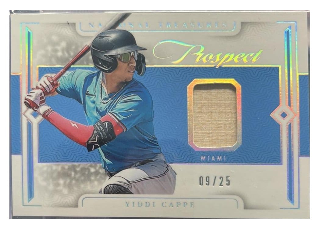 2024 Panini National Treasures Prospect Lumber Yiddi Cappe #15 card