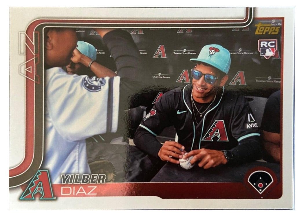 2025 Topps Base Set Yilber Diaz #104 card