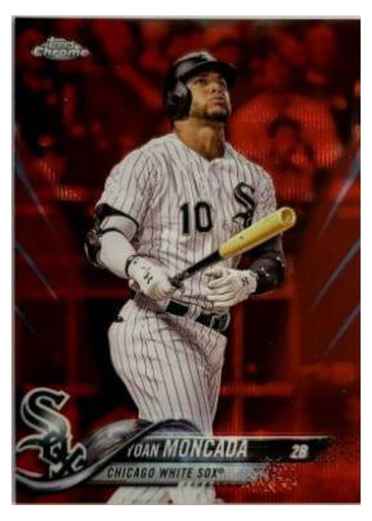 2018 Topps Chrome Base Set Yoan Moncada #160 card