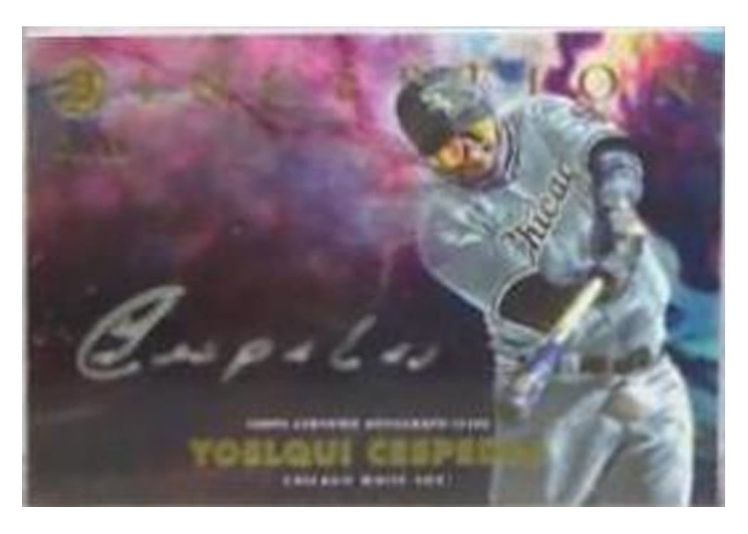 2021 Bowman Inception Silver Signings Yoelqui Cespedes #ISS-YCS card