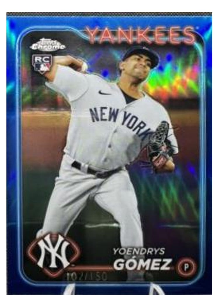 2024 Topps Chrome Base Set Yoendrys Gómez #160 card