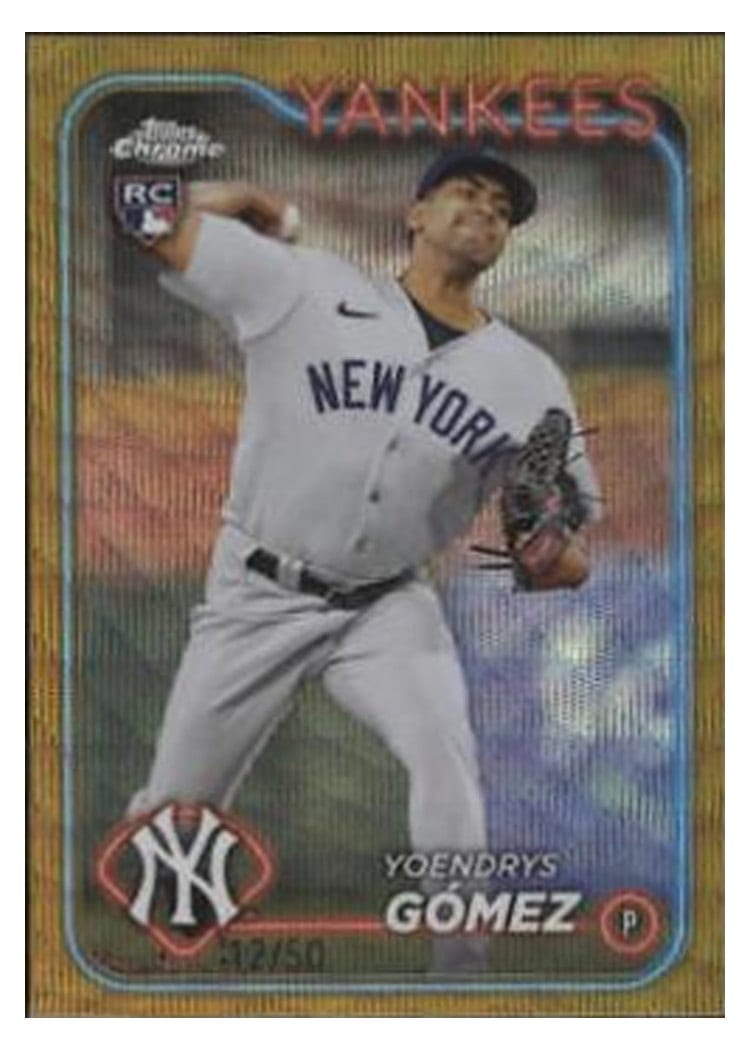 2024 Topps Chrome Base Set Yoendrys Gómez #160 card