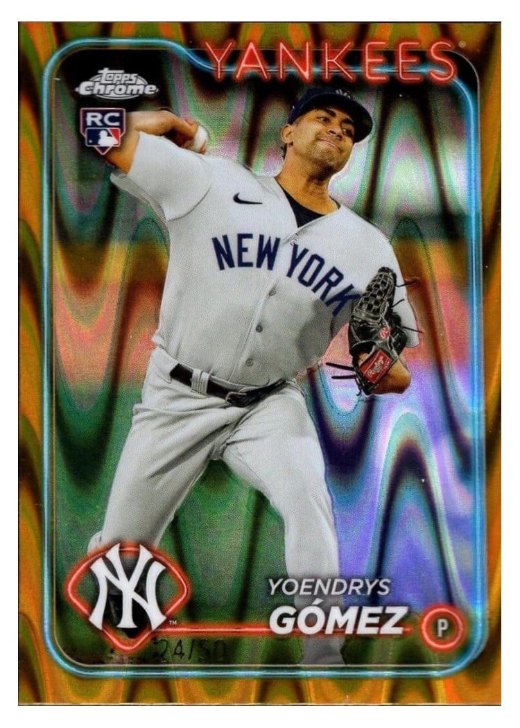 2024 Topps Chrome Base Set Yoendrys Gómez #160 card