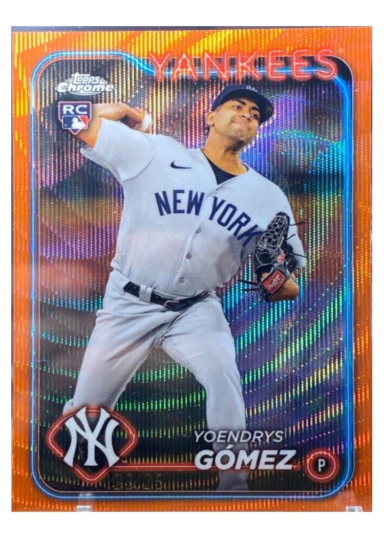 2024 Topps Chrome Base Set Yoendrys Gómez #160 card