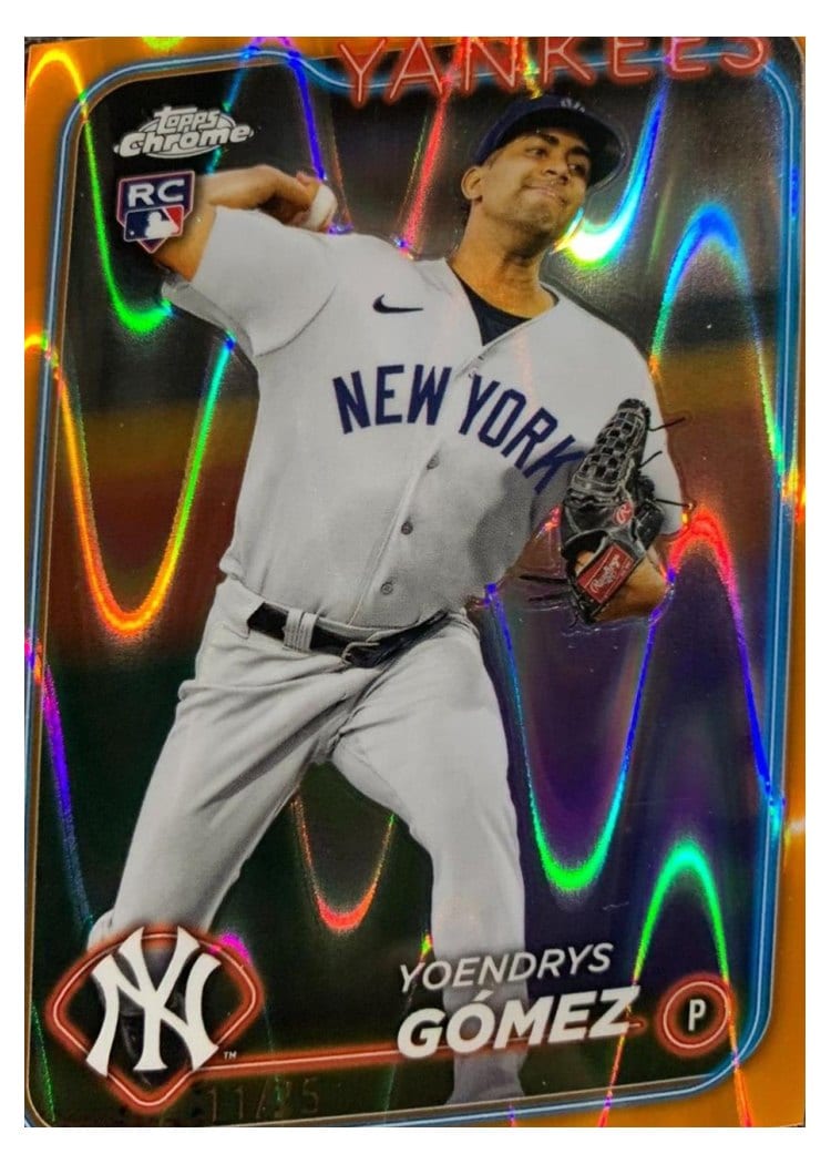 2024 Topps Chrome Base Set Yoendrys Gómez #160 card