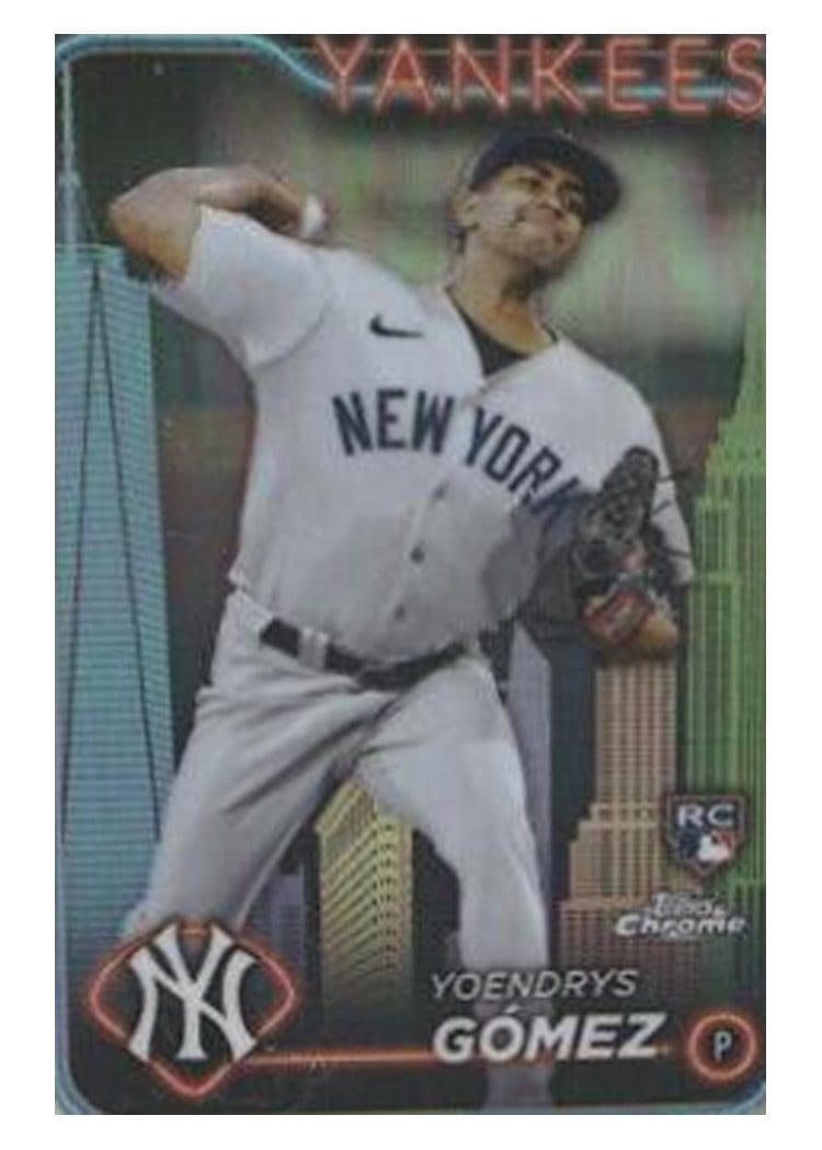 2024 Topps Chrome Base Set Yoendrys Gómez #160 card