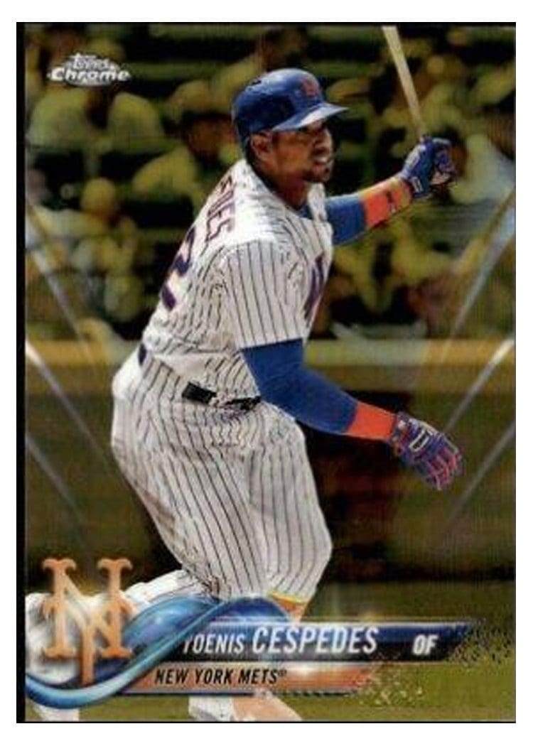 2018 Topps Chrome Base Set Yoenis Cespedes #119 card