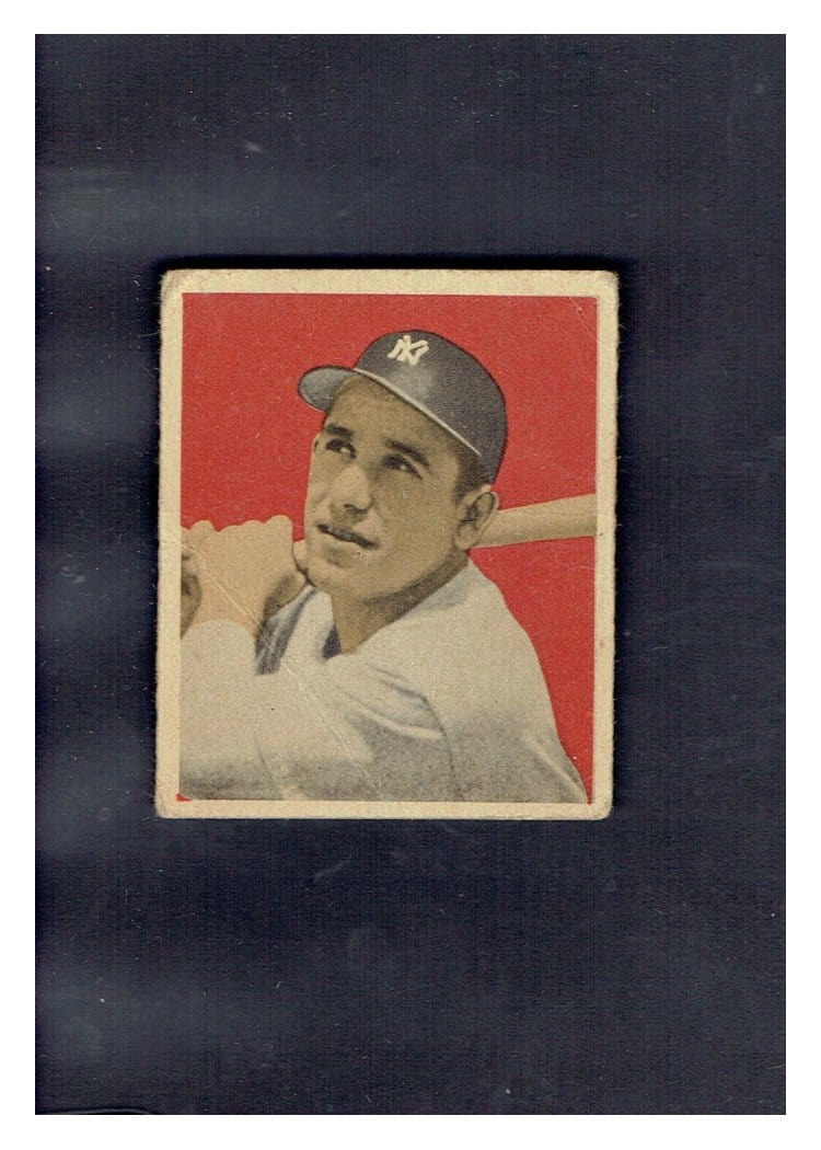 1949 Bowman Yogi Berra #60 card