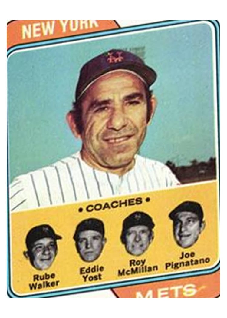 1974 Topps Yogi Berra #179 card