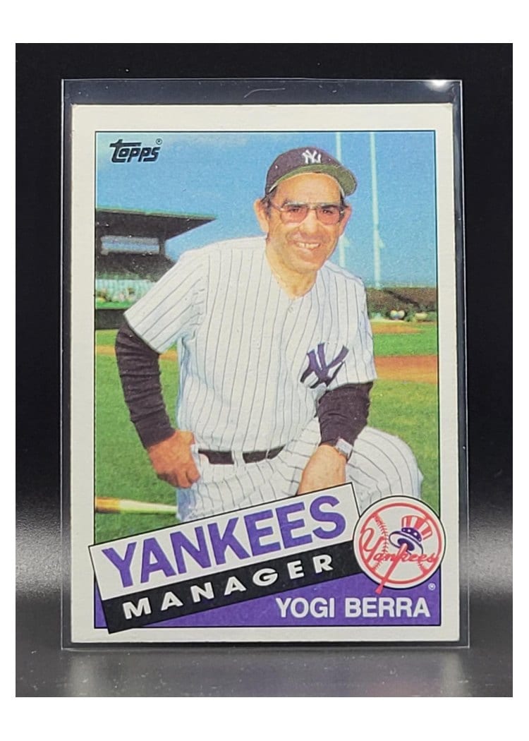 1985 Topps Yogi Berra #155 card