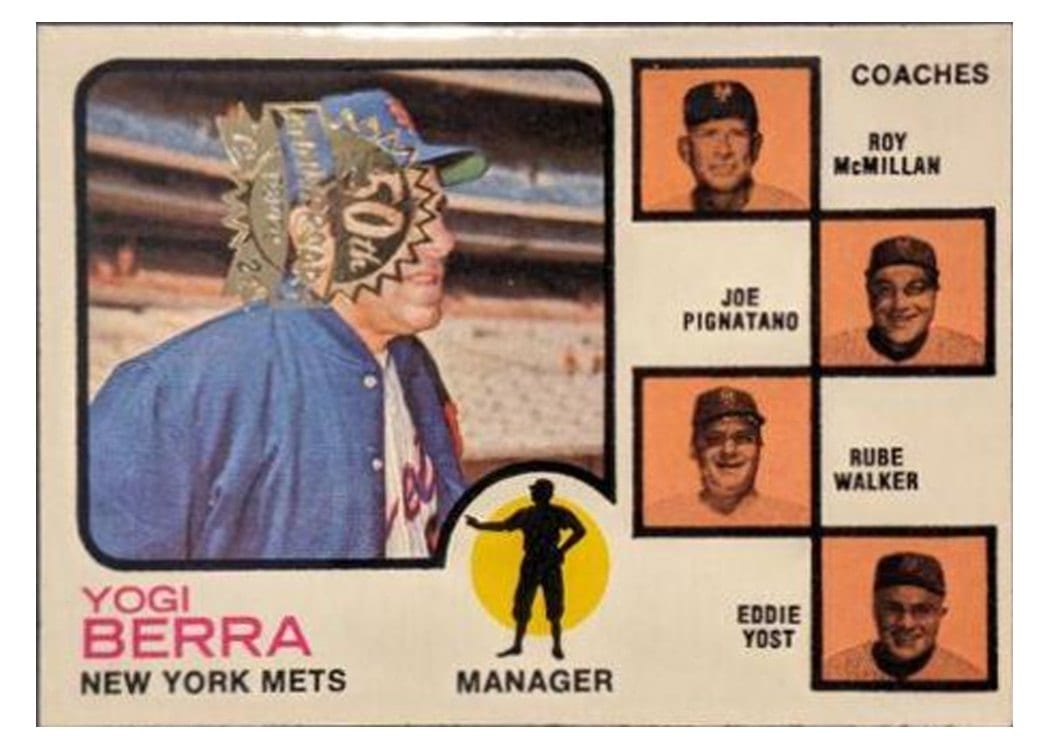 2022 Topps Heritage 50th Anniversary Buyback Yogi Berra #257 card