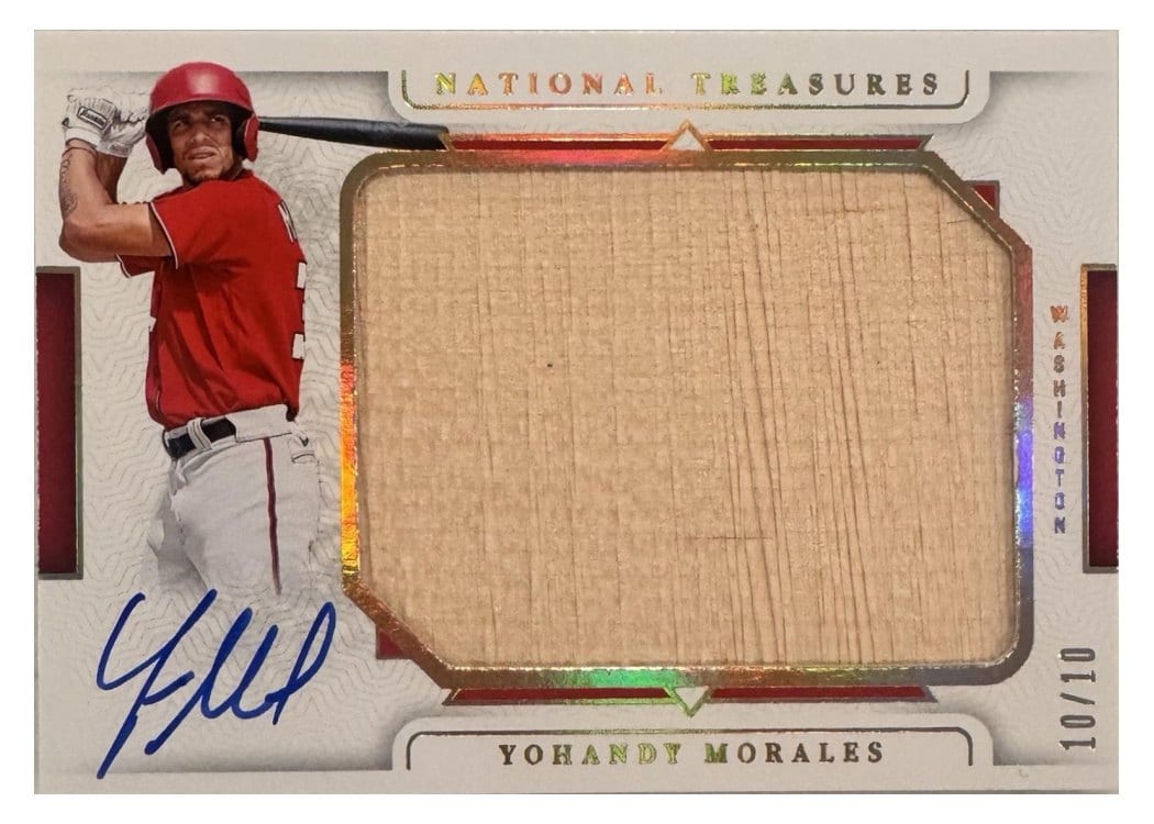 2024 Panini National Treasures Prospect Jumbo Lumber Yohandy Morales #19 card