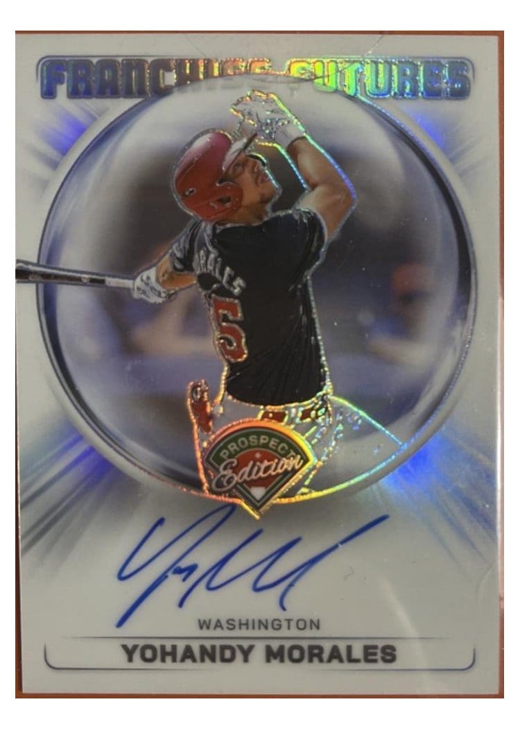 2024 Panini Prospect Edition Franchise Futures Signatures Yohandy Morales #4 card