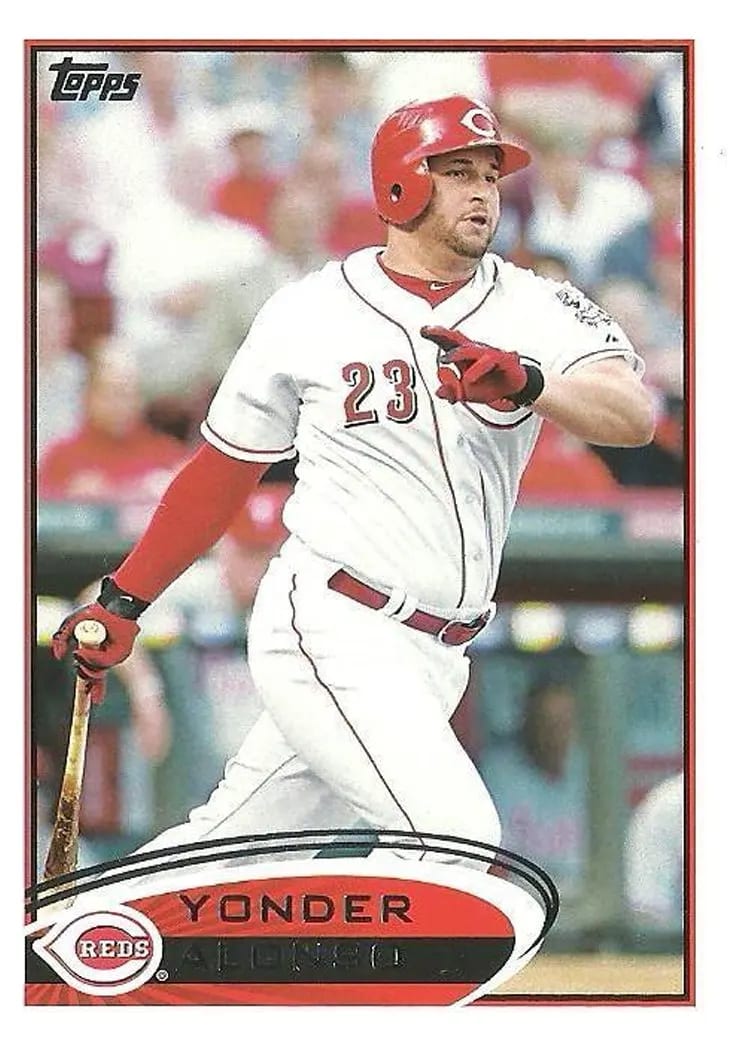 2012 Topps Yonder Alonso #19 card