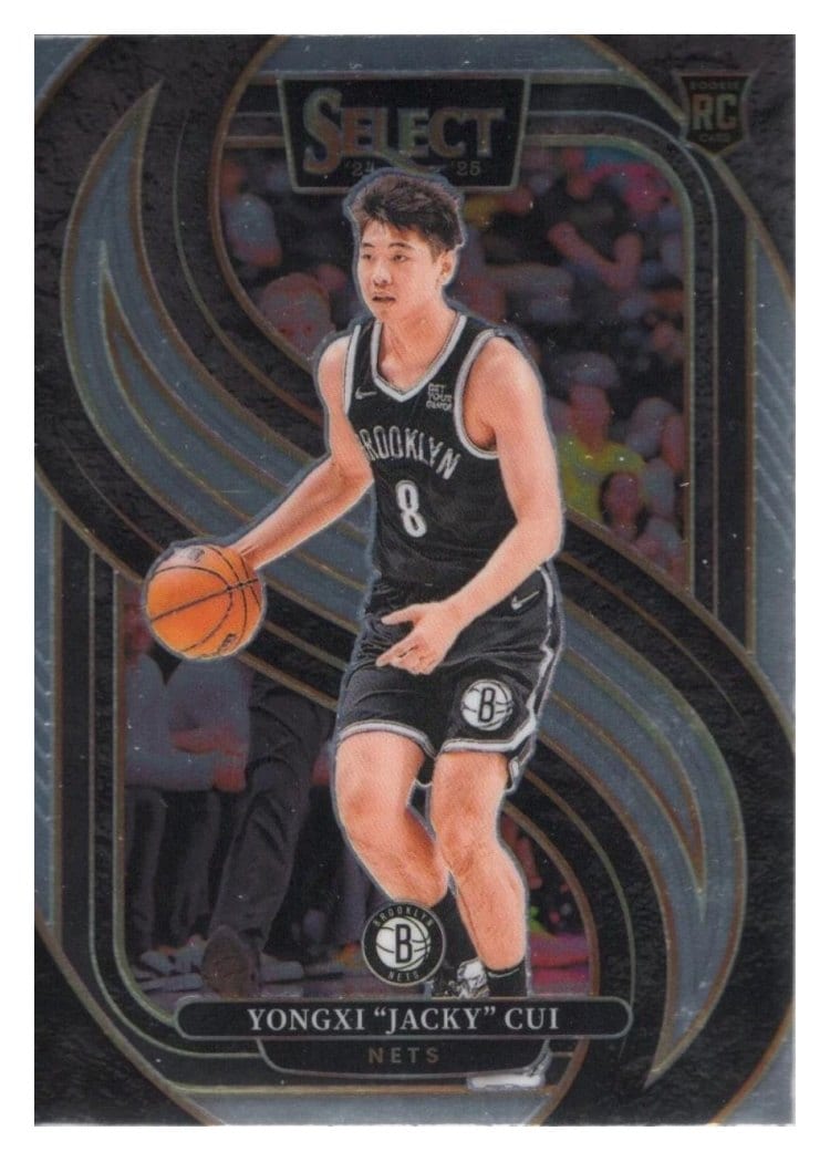 2024-25 Panini Select Base Set Yongxi "Jacky" Cui #176 card