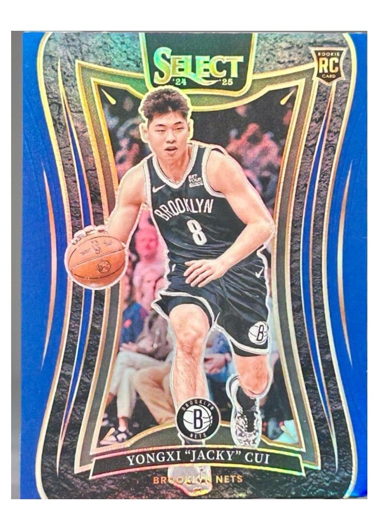 2024-25 Panini Select Base Set Yongxi "Jacky" Cui #377 card