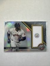 2024 Topps Chrome Topps Chrome Authentics Yordan Alvarez #TCA-YA card