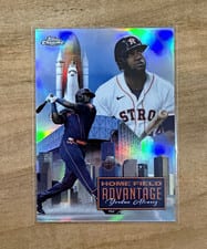 2024 Topps Chrome Update Home Field Advantage Yordan Alvarez #HFAC-3 card