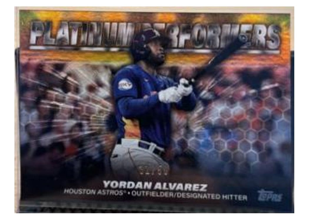 2024 Topps Platinum Performers Yordan Alvarez #PP-11 card