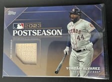 2024 Topps Postseason Performance Relics Yordan Alvarez #PPR-YA card