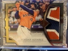2024 Topps Transcendent Collection Jumbo Patch Yordan Alvarez #JPC-YA card