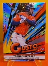 2025 Finest Gusto Yordan Alvarez #G-7 card
