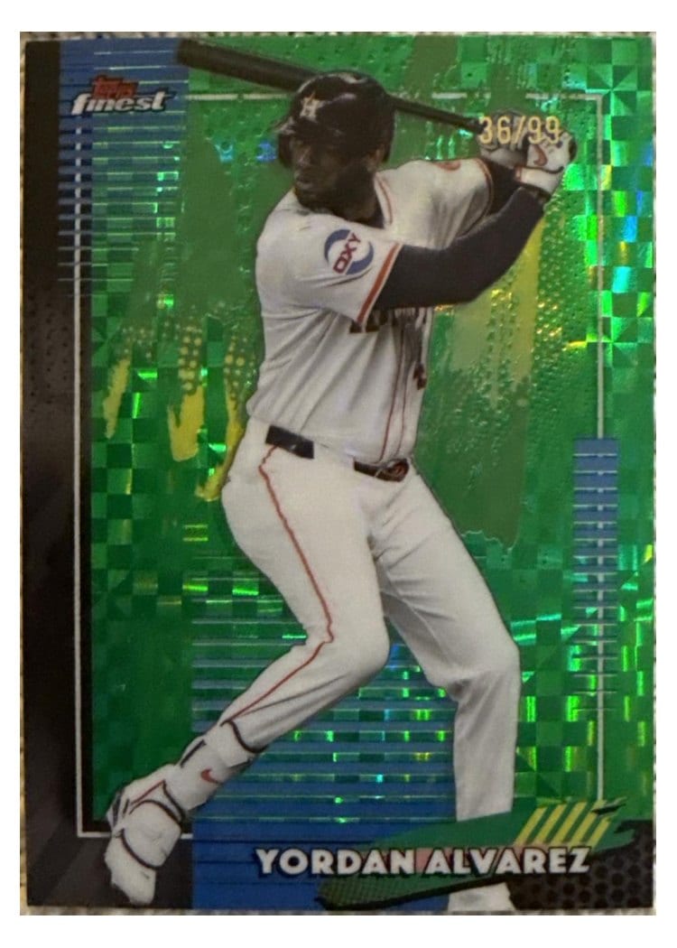 2026 Topps Finest Yordan Alvarez #261 card
