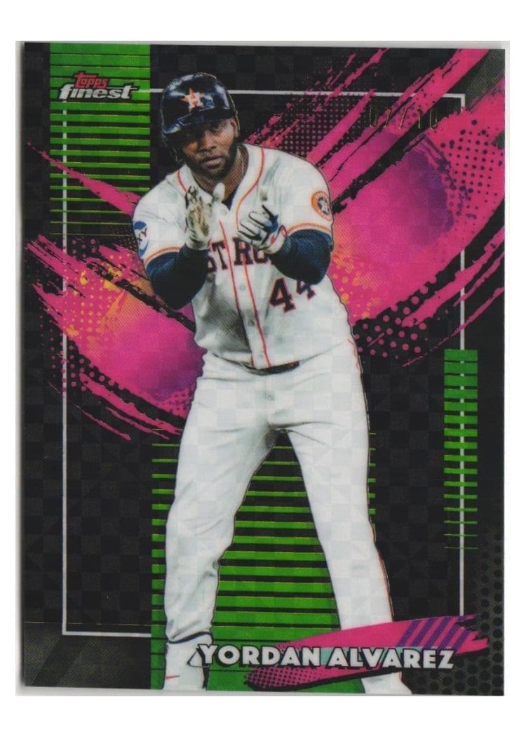 2026 Topps Finest Yordan Alvarez Black Refractor #261 card