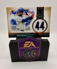 2026 Topps Tier One Jersey Number Relics Yordan Alvarez #JNR-YA card