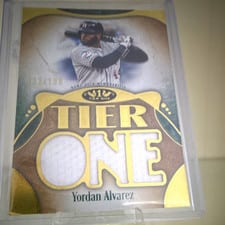 2026 Topps Tier One Tier One Relics Die-Cut Yordan Alvarez #T1RD-YA