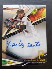 2022 Bowman's Best Best of 2022 Autographs Yordany De Los Santos #B22-YD card