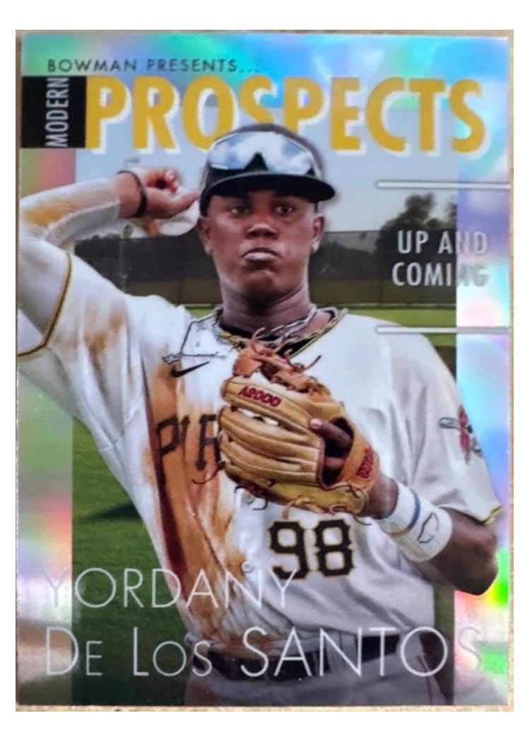 2023 Bowman Modern Prospect Yordany De Los Santos #MP-15 card
