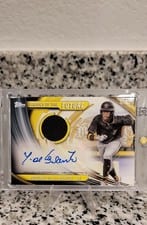 2024 Topps Pro Debut Fabrics of the Future Autograph Relics Yordany De Los Santos #FOTF-YD card