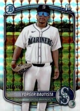 2025 Bowman Chrome Prospects Yorger Bautista #BCP-194 card