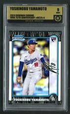 2024 Bowman Chrome 1999 Bowman Chrome 25th Anniversary Yoshinobu Yamamoto #BC25-4 card