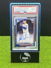 2024 Bowman Chrome Rookie Autographs Yoshinobu Yamamoto #CRA-YY