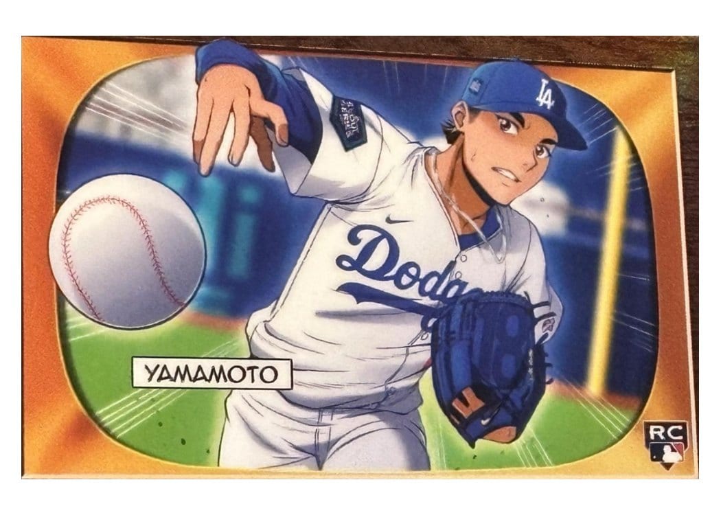 2024 Bowman's Best 1955 Bowman Anime Yoshinobu Yamamoto #BA-16 card