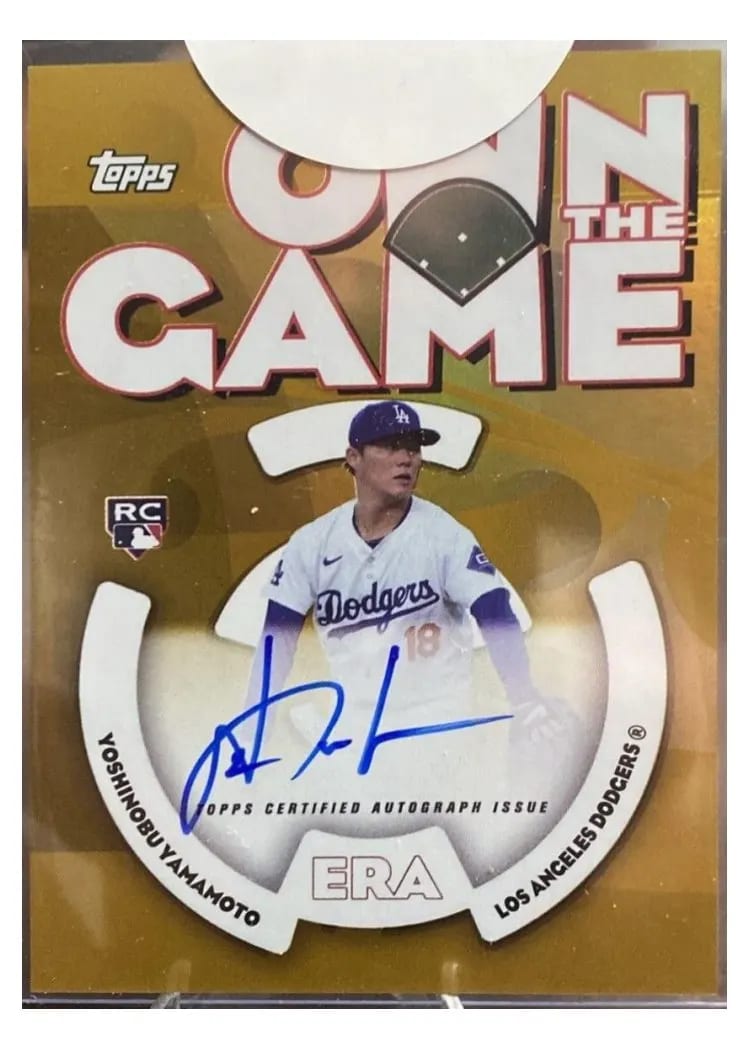 2024 Topps Archives 2006 Topps Baseball Own the Game Autographs Yoshinobu Yamamoto #06OGA-YY card