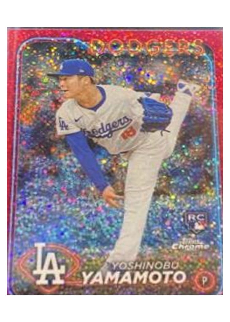 2024 Topps Chrome Yoshinobu Yamamoto #18 card